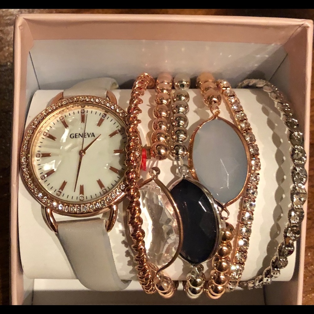 Women’s Geneva Watch and Bracelet